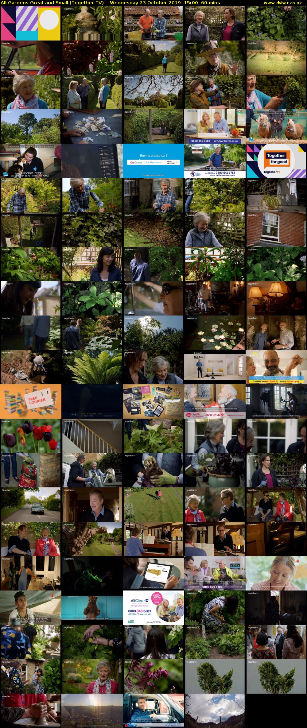 All Gardens Great and Small (Together TV) Wednesday 23 October 2019 15:00 - 16:00