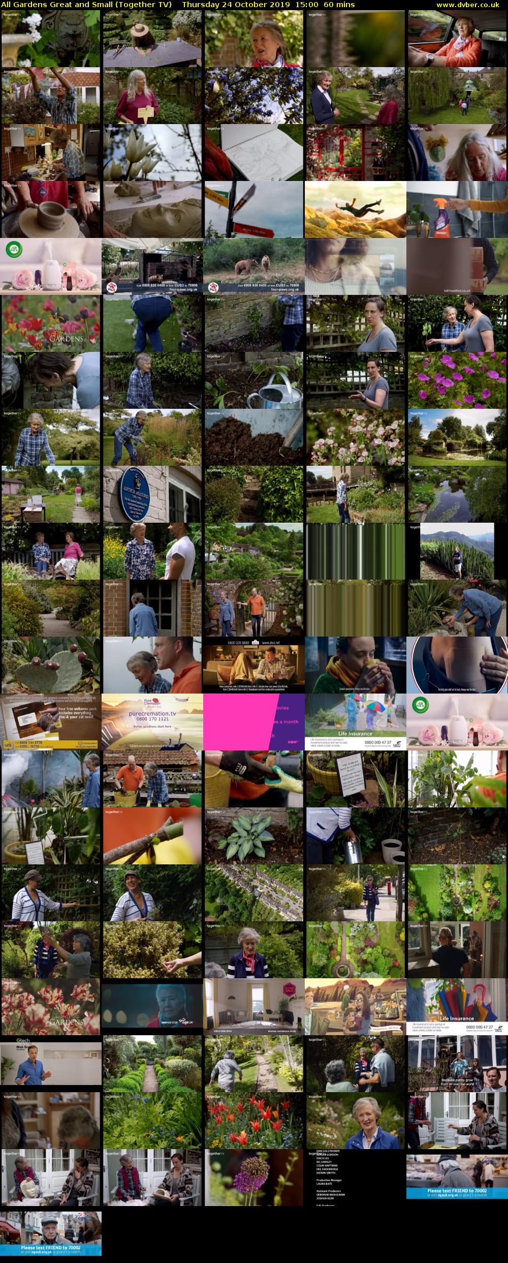 All Gardens Great and Small (Together TV) Thursday 24 October 2019 15:00 - 16:00