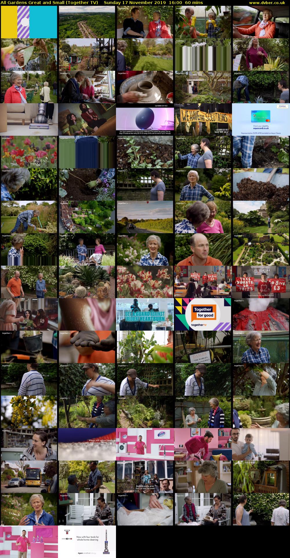 All Gardens Great and Small (Together TV) Sunday 17 November 2019 16:00 - 17:00