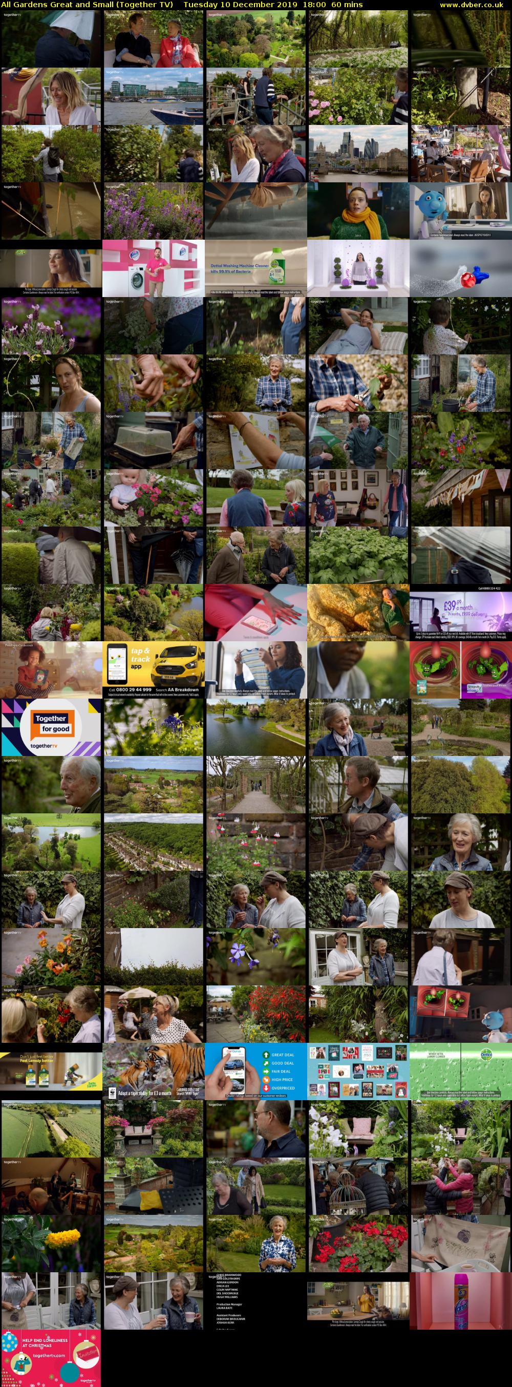 All Gardens Great and Small (Together TV) Tuesday 10 December 2019 18:00 - 19:00