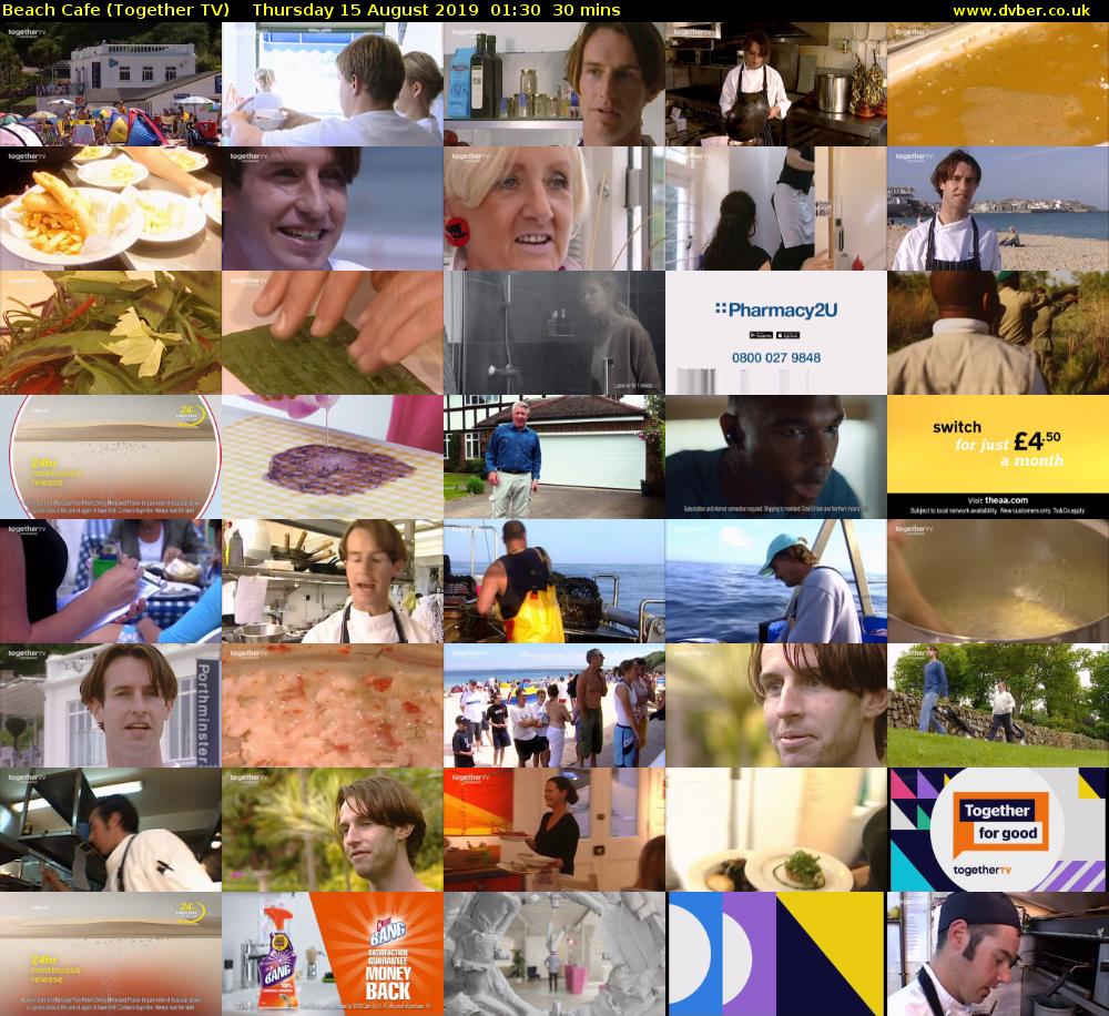 Beach Cafe (Together TV) Thursday 15 August 2019 01:30 - 02:00