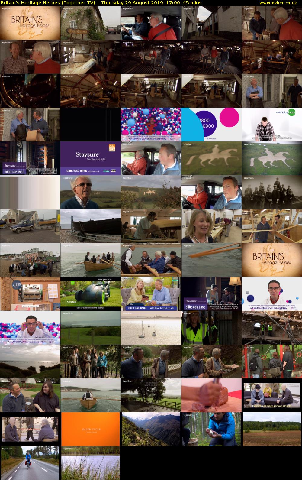 Britain's Heritage Heroes (Together TV) Thursday 29 August 2019 17:00 - 17:45