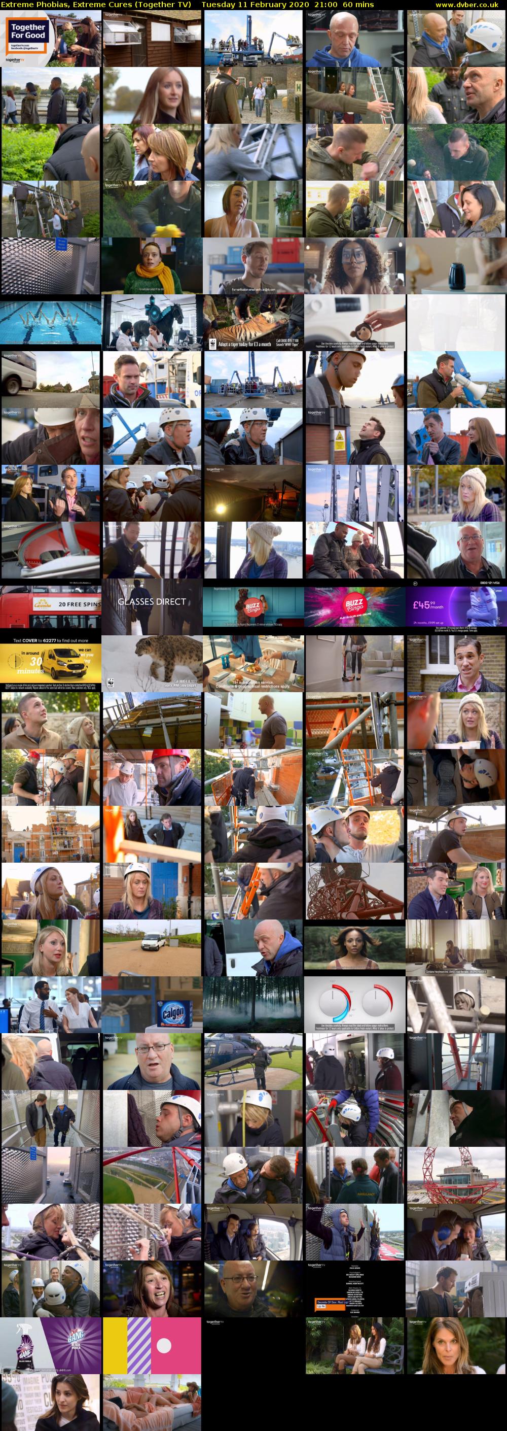 Extreme Phobias, Extreme Cures (Together TV) Tuesday 11 February 2020 21:00 - 22:00