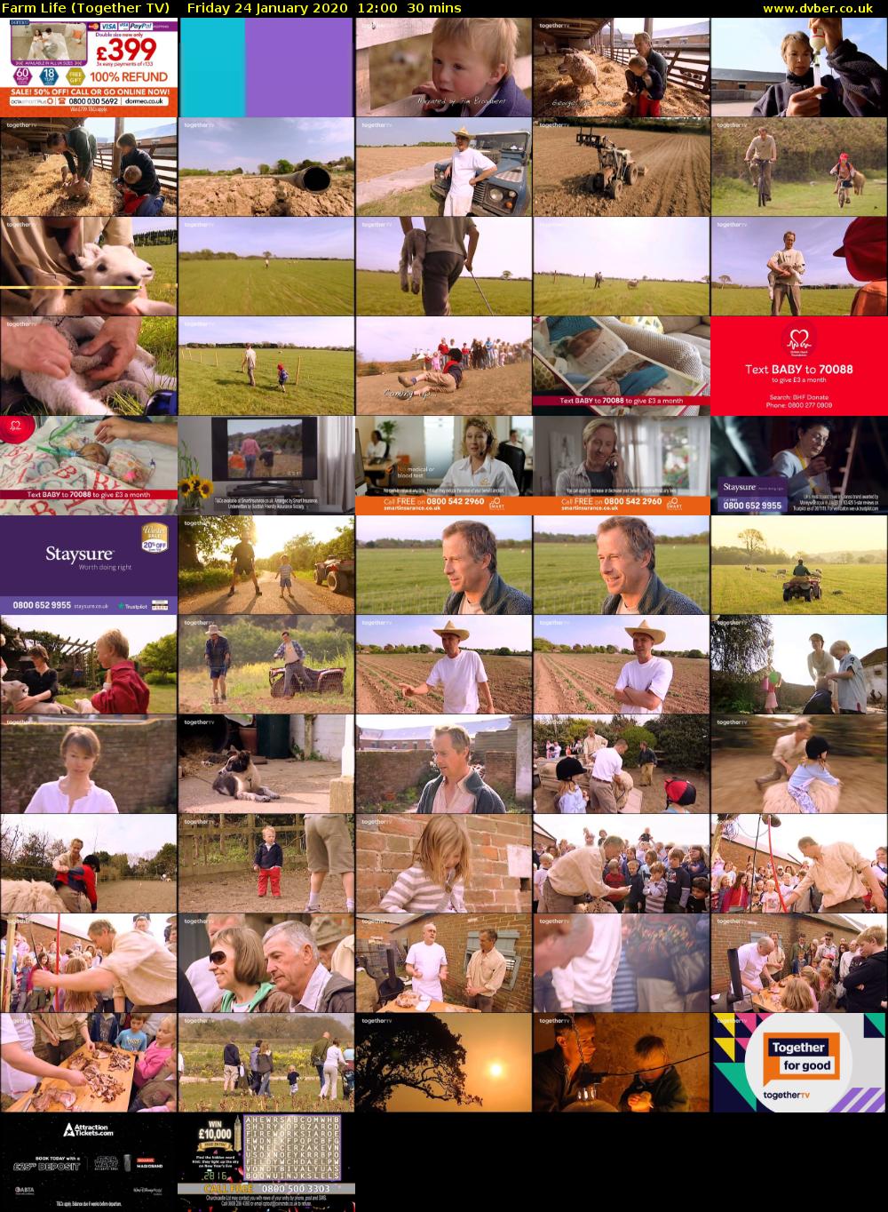 Farm Life (Together TV) Friday 24 January 2020 12:00 - 12:30