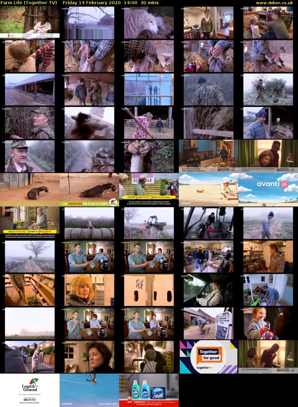 Farm Life (Together TV) Friday 14 February 2020 14:00 - 14:30