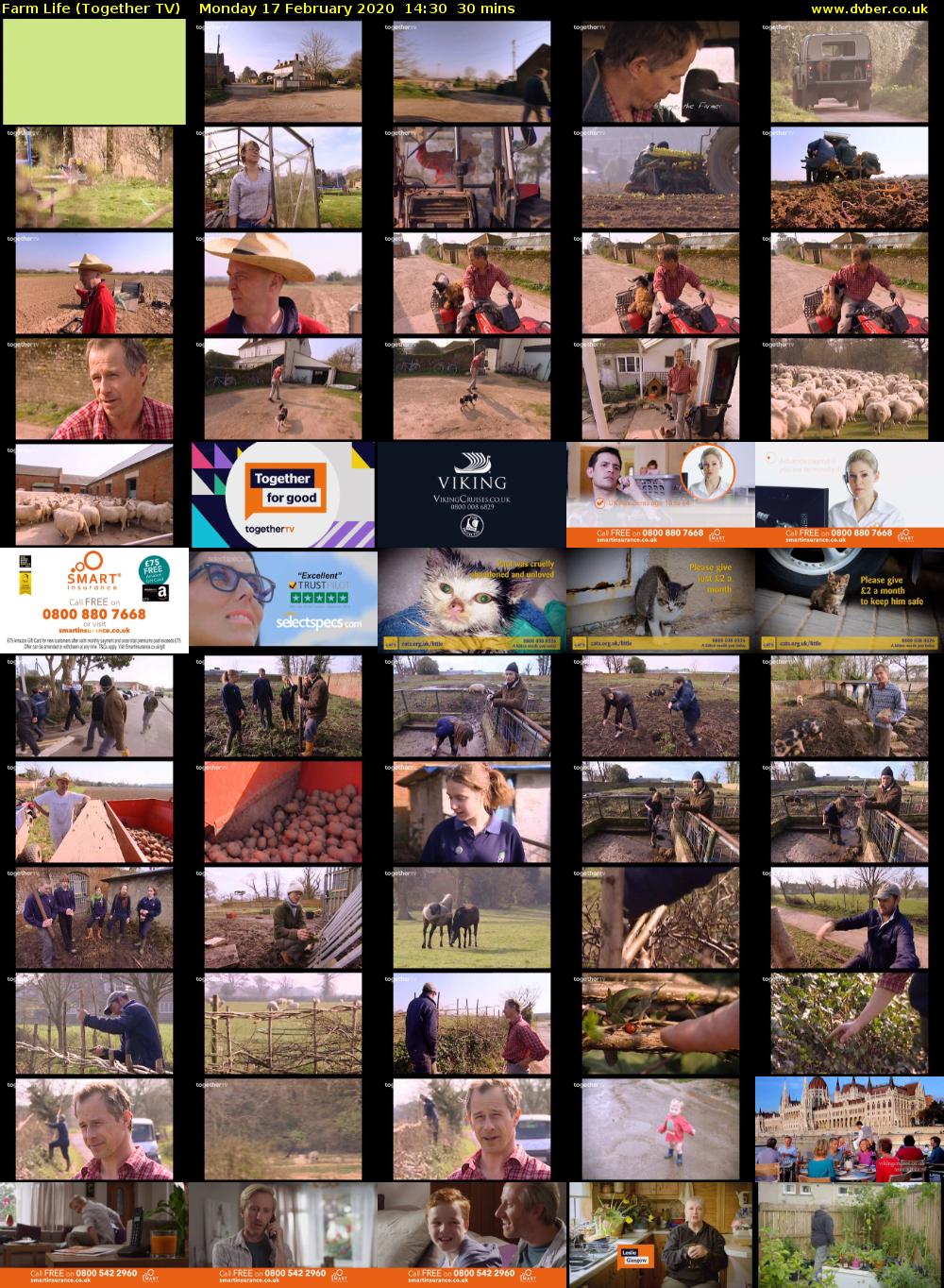 Farm Life (Together TV) Monday 17 February 2020 14:30 - 15:00