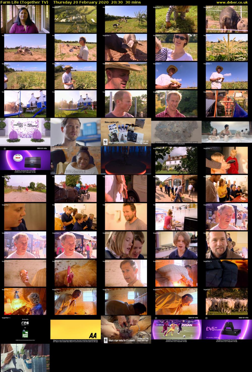 Farm Life (Together TV) Thursday 20 February 2020 20:30 - 21:00