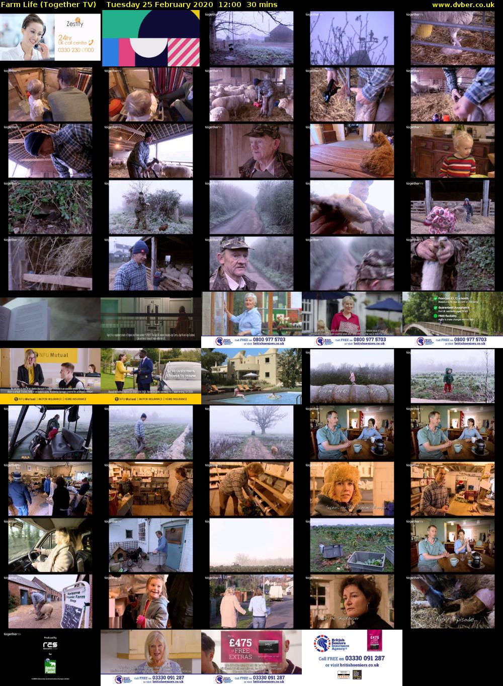 Farm Life (Together TV) Tuesday 25 February 2020 12:00 - 12:30