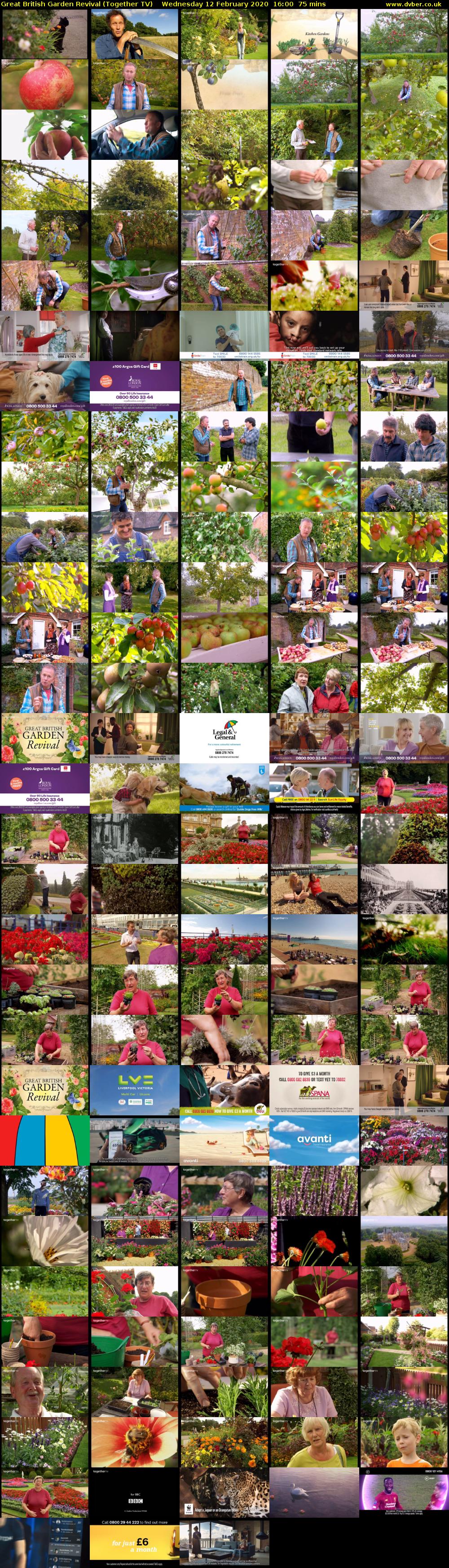 Great British Garden Revival (Together TV) Wednesday 12 February 2020 16:00 - 17:15