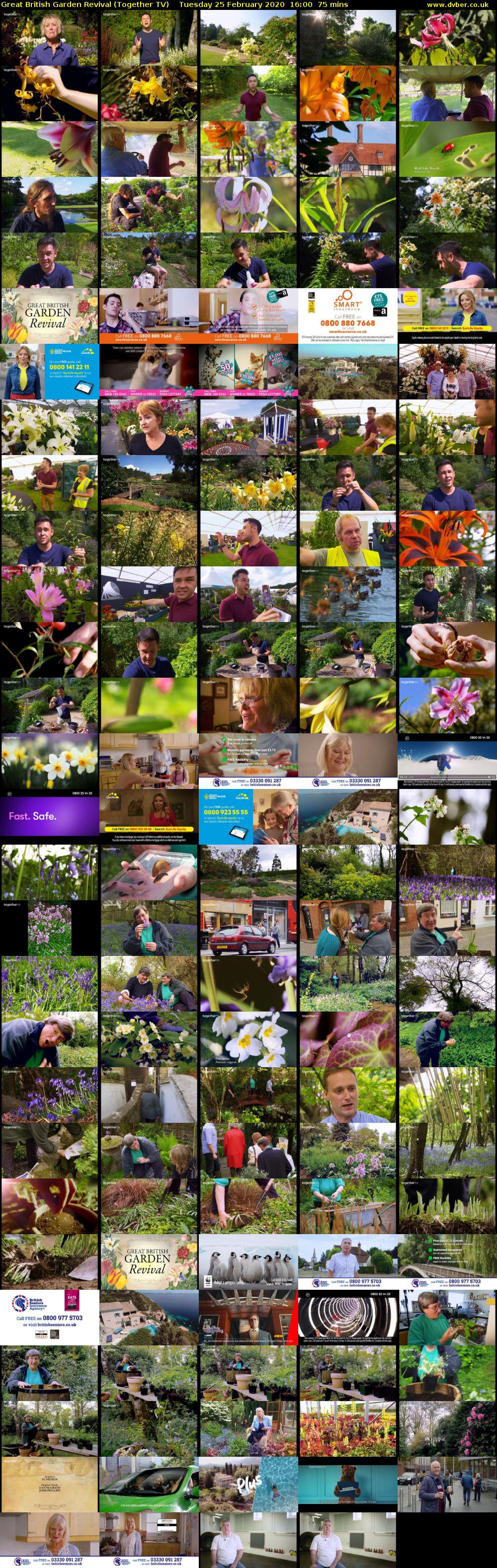 Great British Garden Revival (Together TV) Tuesday 25 February 2020 16:00 - 17:15