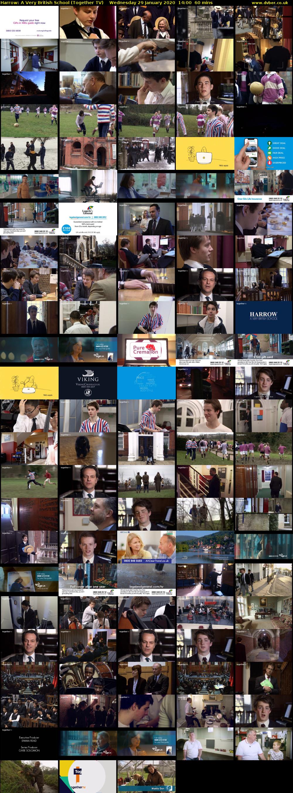 Harrow: A Very British School (Together TV) Wednesday 29 January 2020 14:00 - 15:00