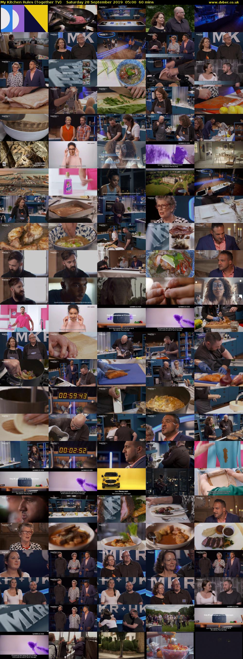 My Kitchen Rules (Together TV) Saturday 28 September 2019 05:00 - 06:00