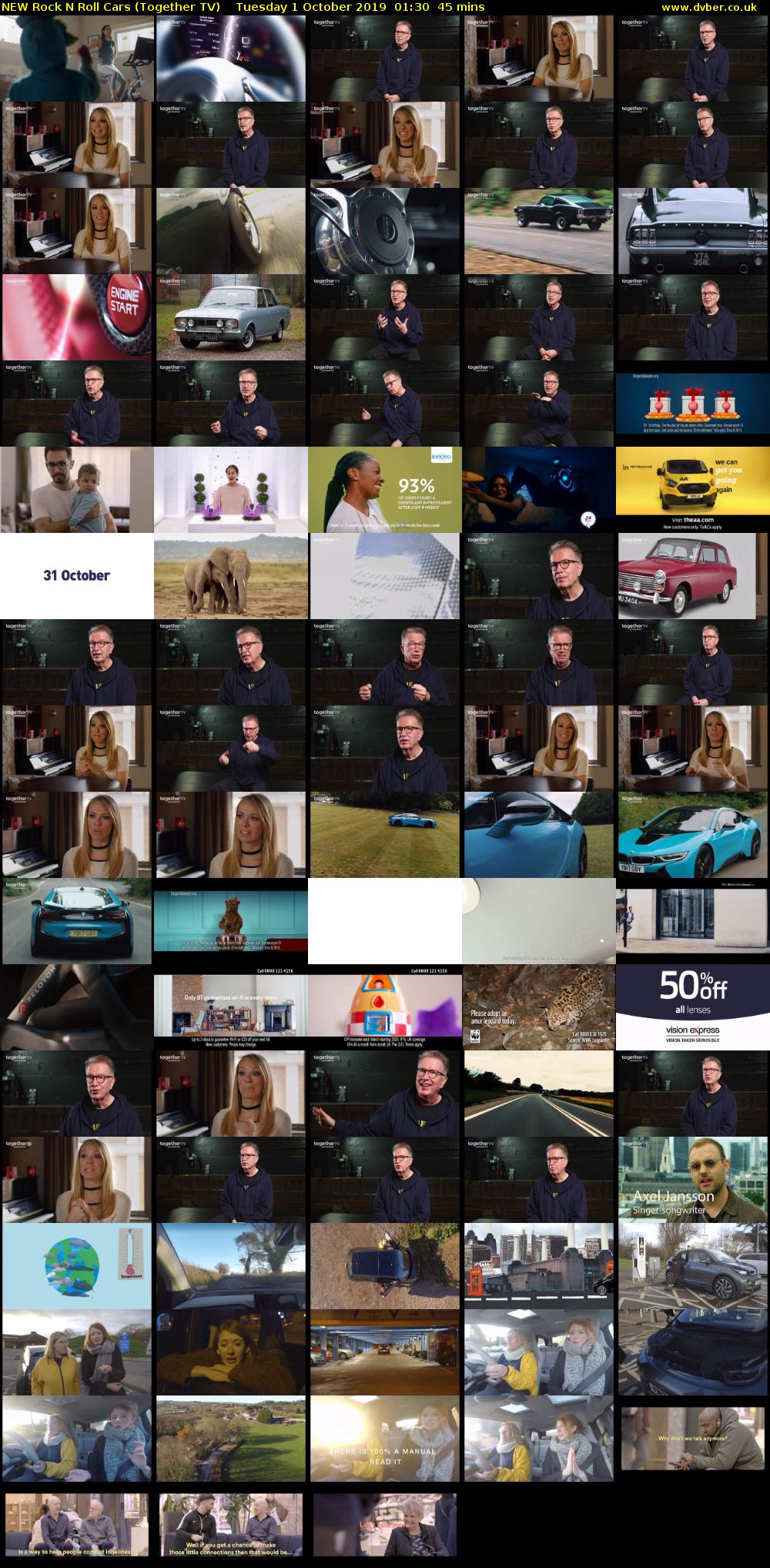 NEW Rock N Roll Cars (Together TV) Tuesday 1 October 2019 01:30 - 02:15