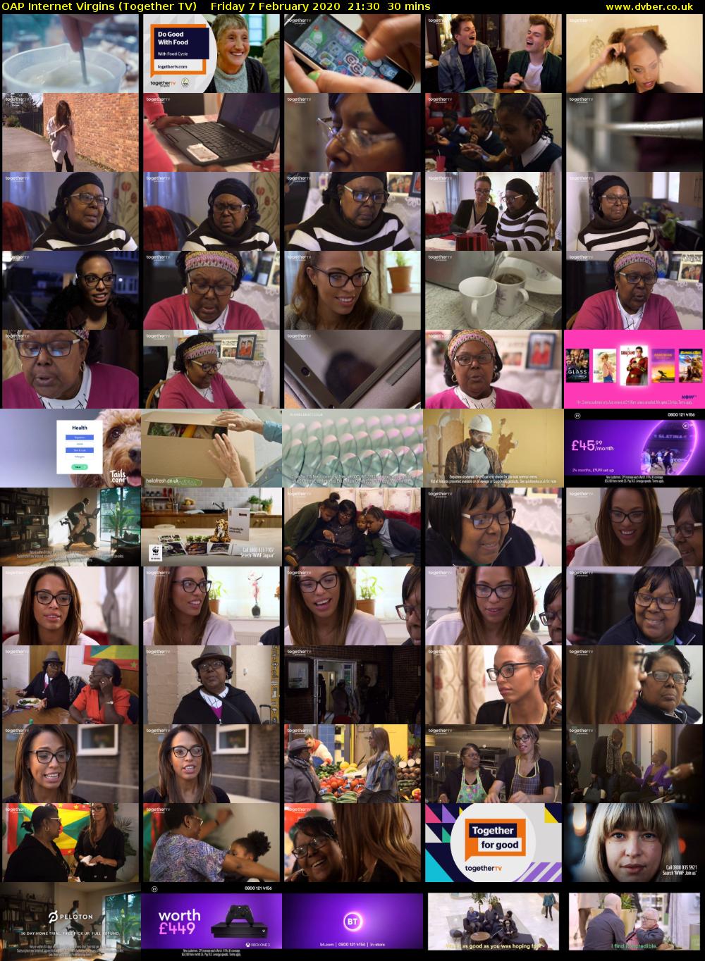 OAP Internet Virgins (Together TV) Friday 7 February 2020 21:30 - 22:00