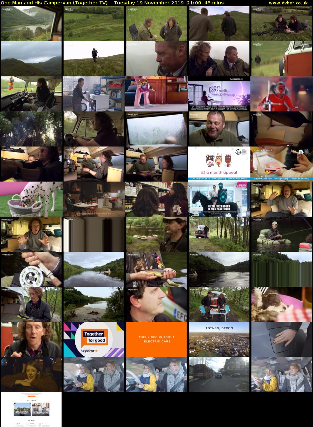 One Man and His Campervan (Together TV) Tuesday 19 November 2019 21:00 - 21:45
