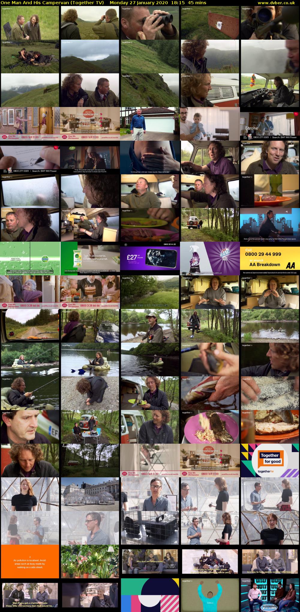 One Man and His Campervan (Together TV) Monday 27 January 2020 18:15 - 19:00