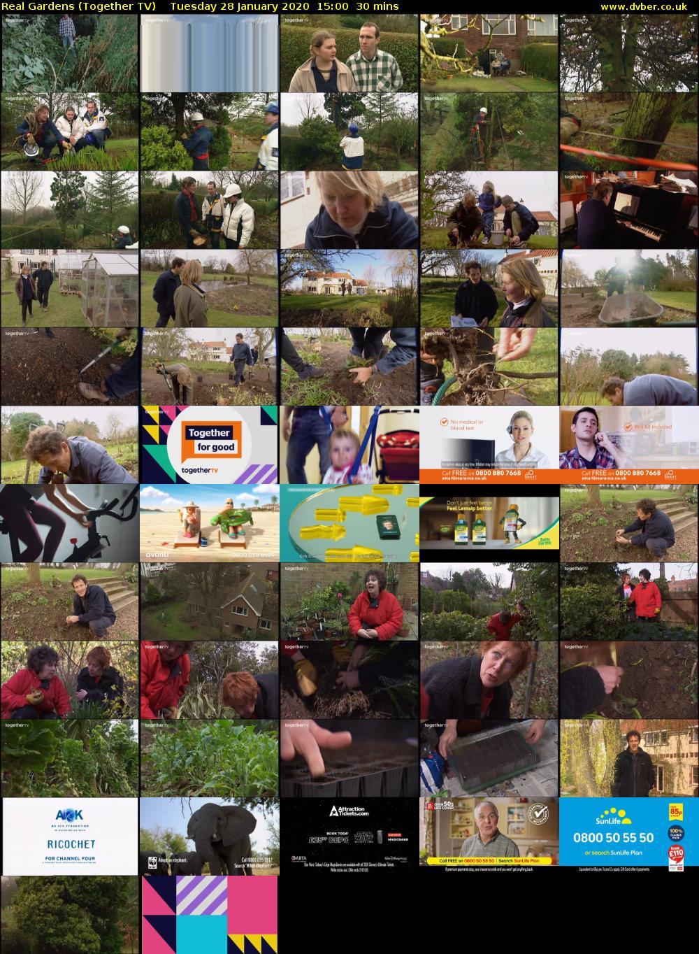 Real Gardens (Together TV) Tuesday 28 January 2020 15:00 - 15:30