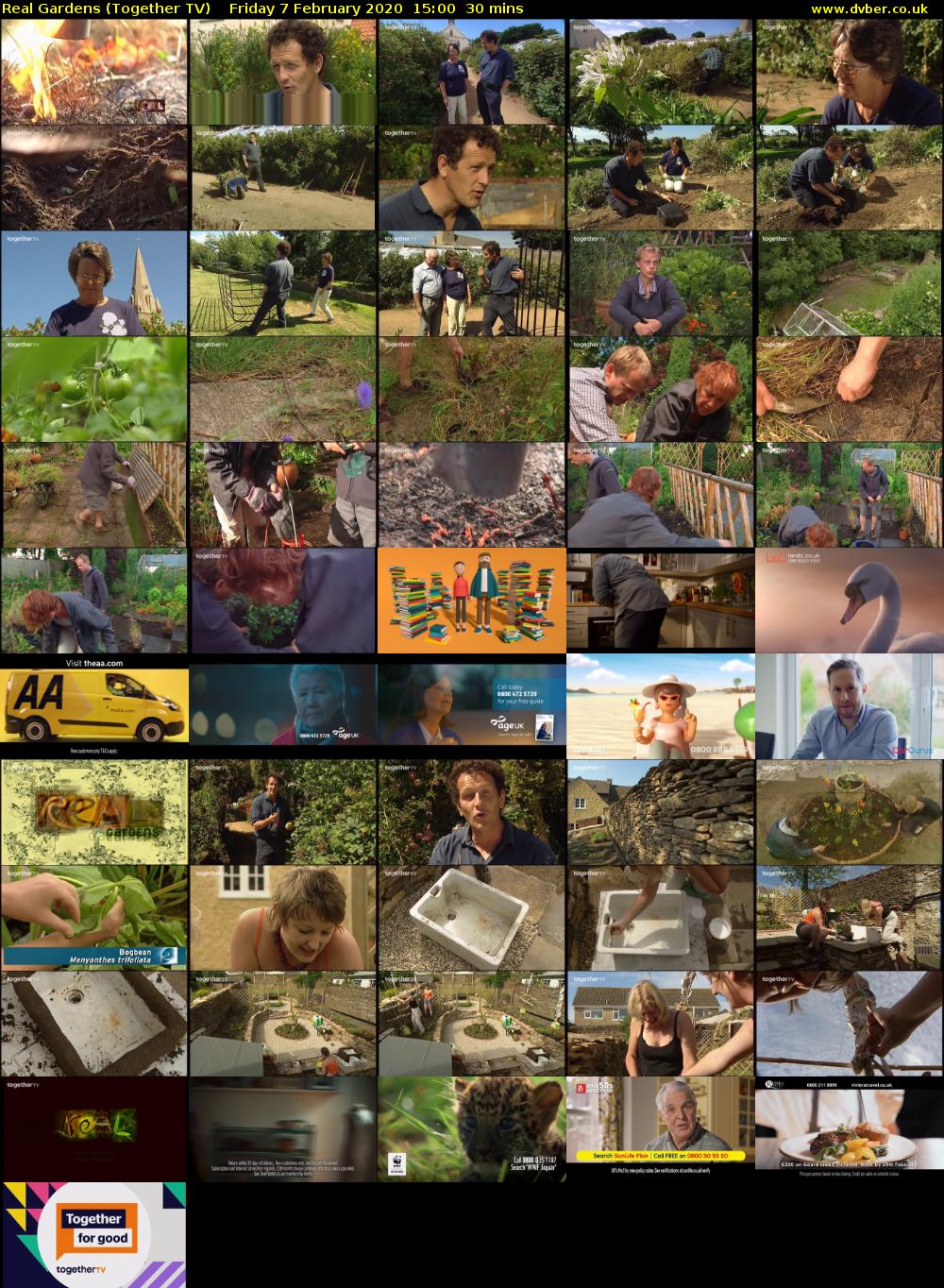 Real Gardens (Together TV) Friday 7 February 2020 15:00 - 15:30
