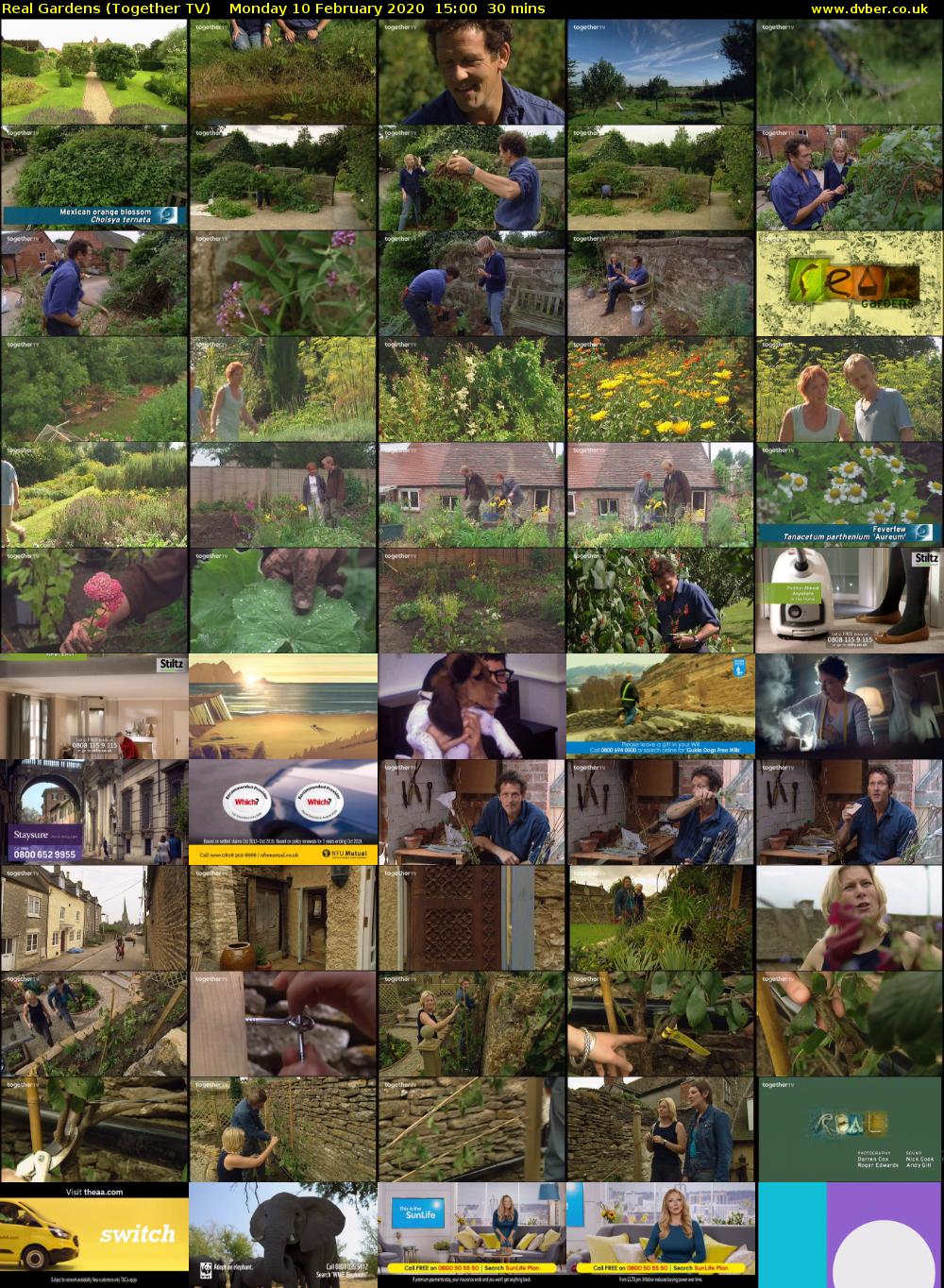 Real Gardens (Together TV) Monday 10 February 2020 15:00 - 15:30