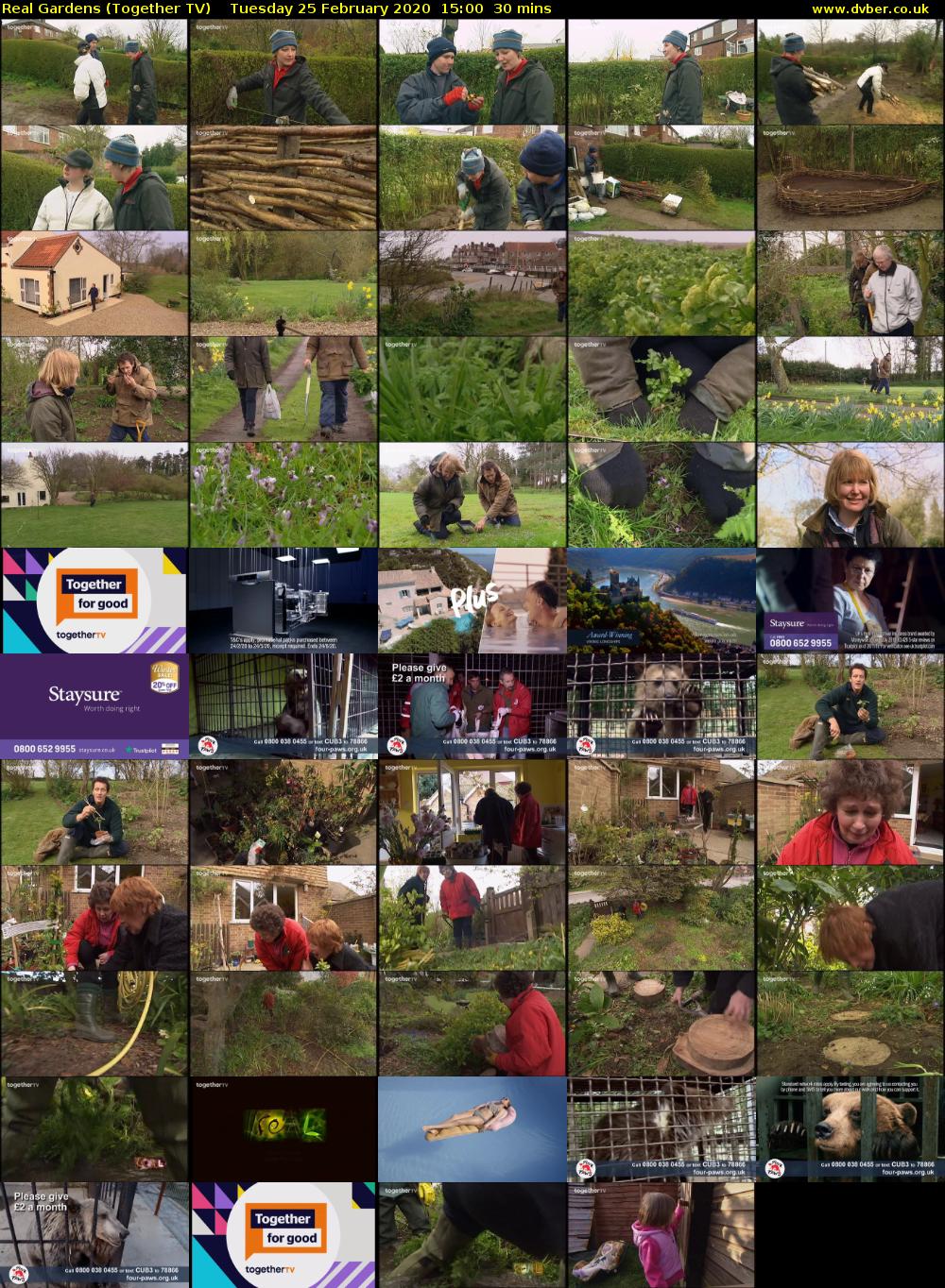 Real Gardens (Together TV) Tuesday 25 February 2020 15:00 - 15:30