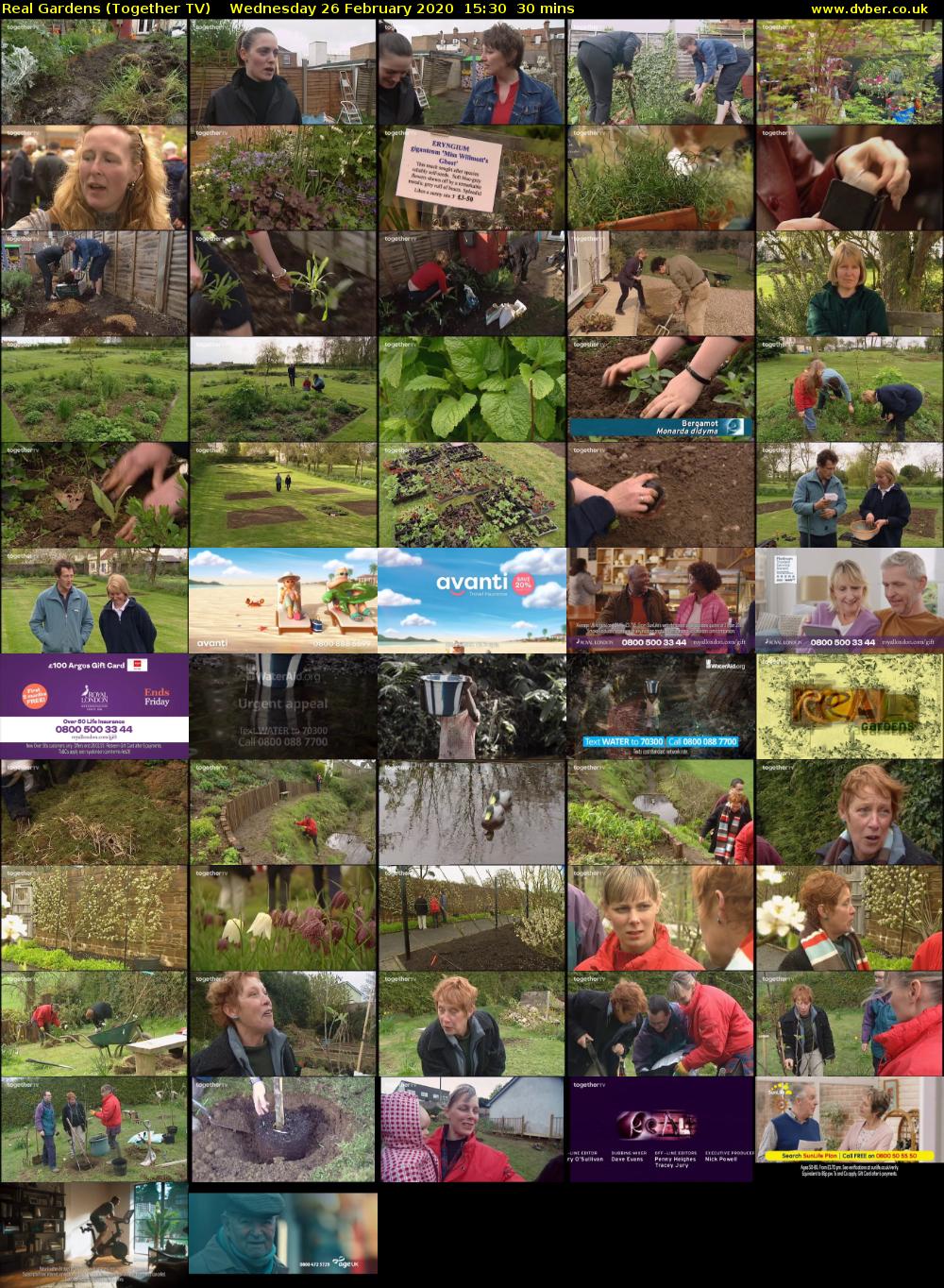Real Gardens (Together TV) Wednesday 26 February 2020 15:30 - 16:00