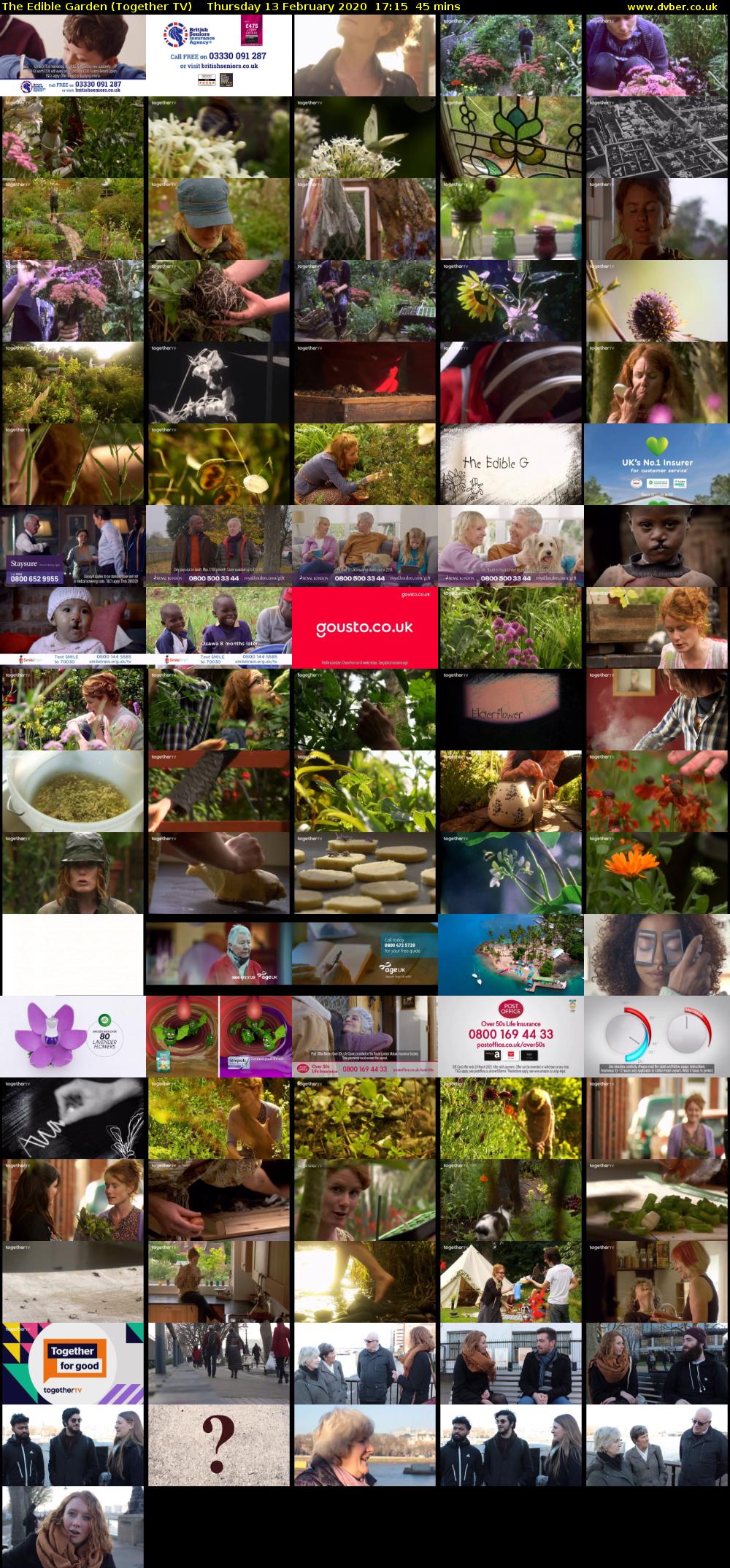 The Edible Garden (Together TV) Thursday 13 February 2020 17:15 - 18:00