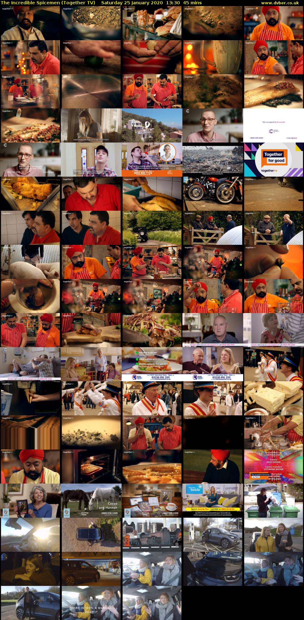 The Incredible Spicemen (Together TV) Saturday 25 January 2020 13:30 - 14:15