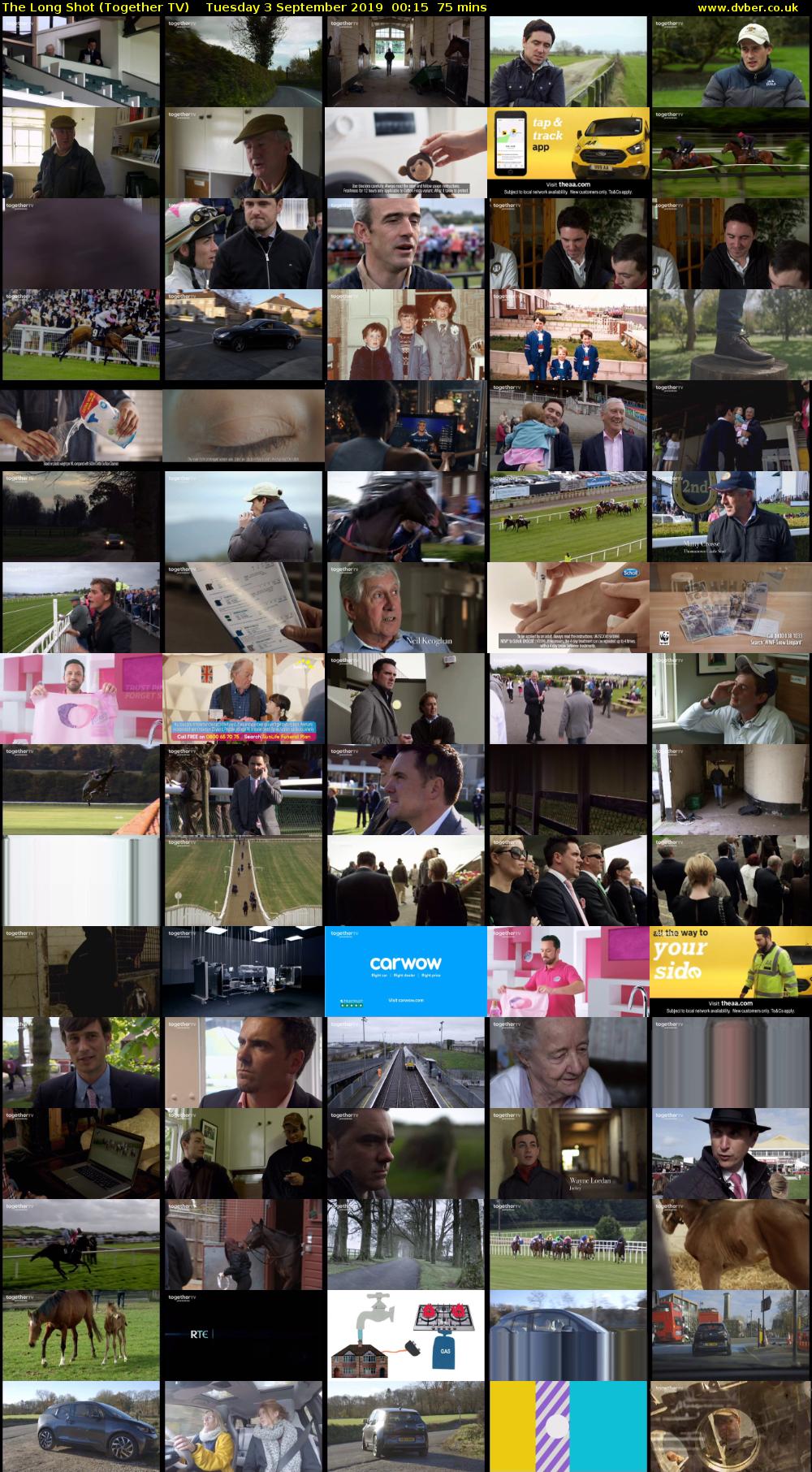 The Long Shot (Together TV) Tuesday 3 September 2019 00:15 - 01:30
