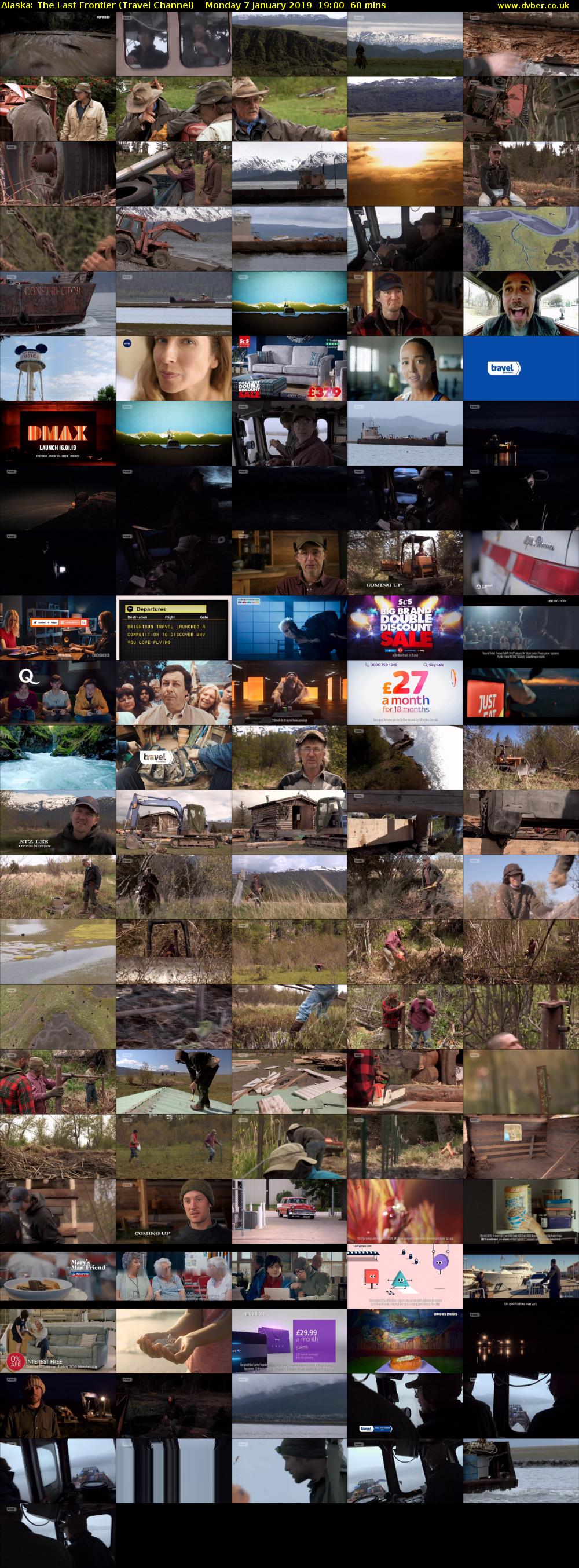 Alaska: The Last Frontier (Travel Channel) Monday 7 January 2019 19:00 - 20:00