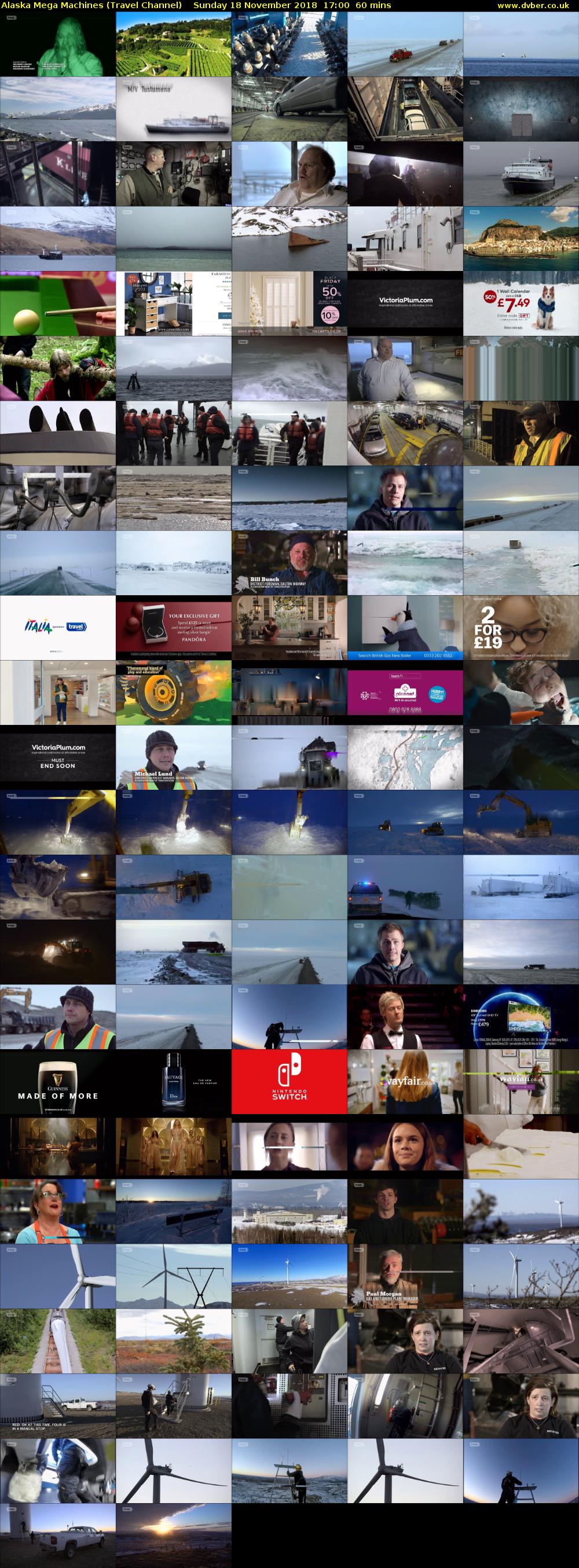 Alaska Mega Machines (Travel Channel) Sunday 18 November 2018 17:00 - 18:00