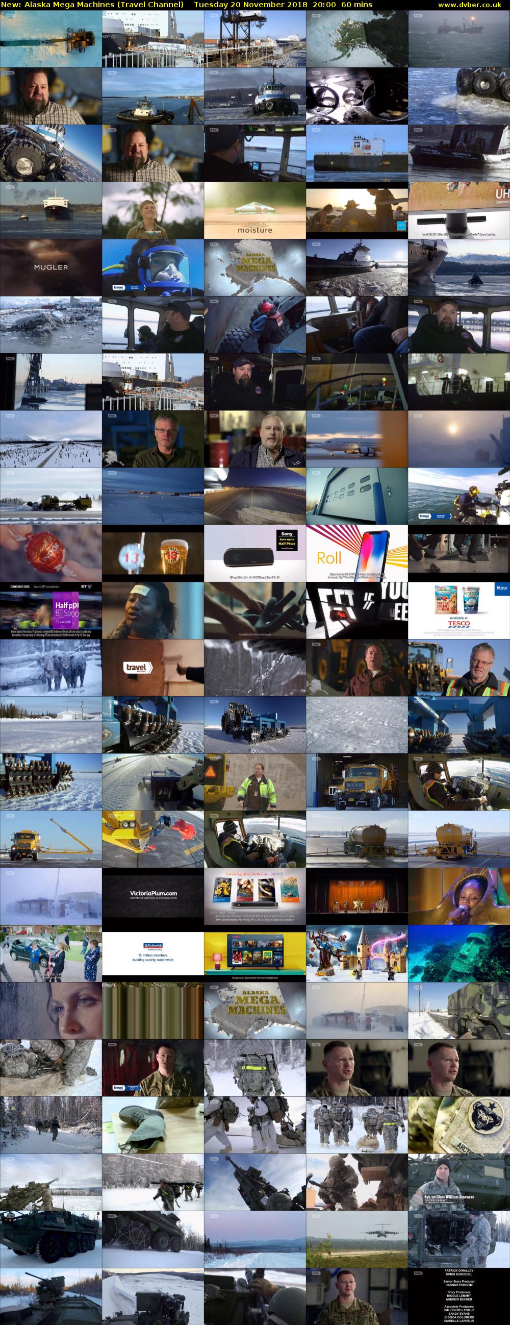 Alaska Mega Machines (Travel Channel) Tuesday 20 November 2018 20:00 - 21:00