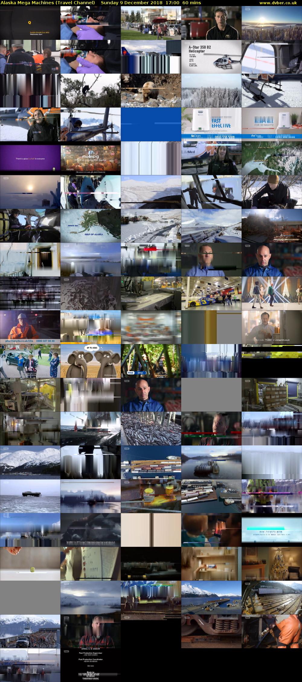 Alaska Mega Machines (Travel Channel) Sunday 9 December 2018 17:00 - 18:00