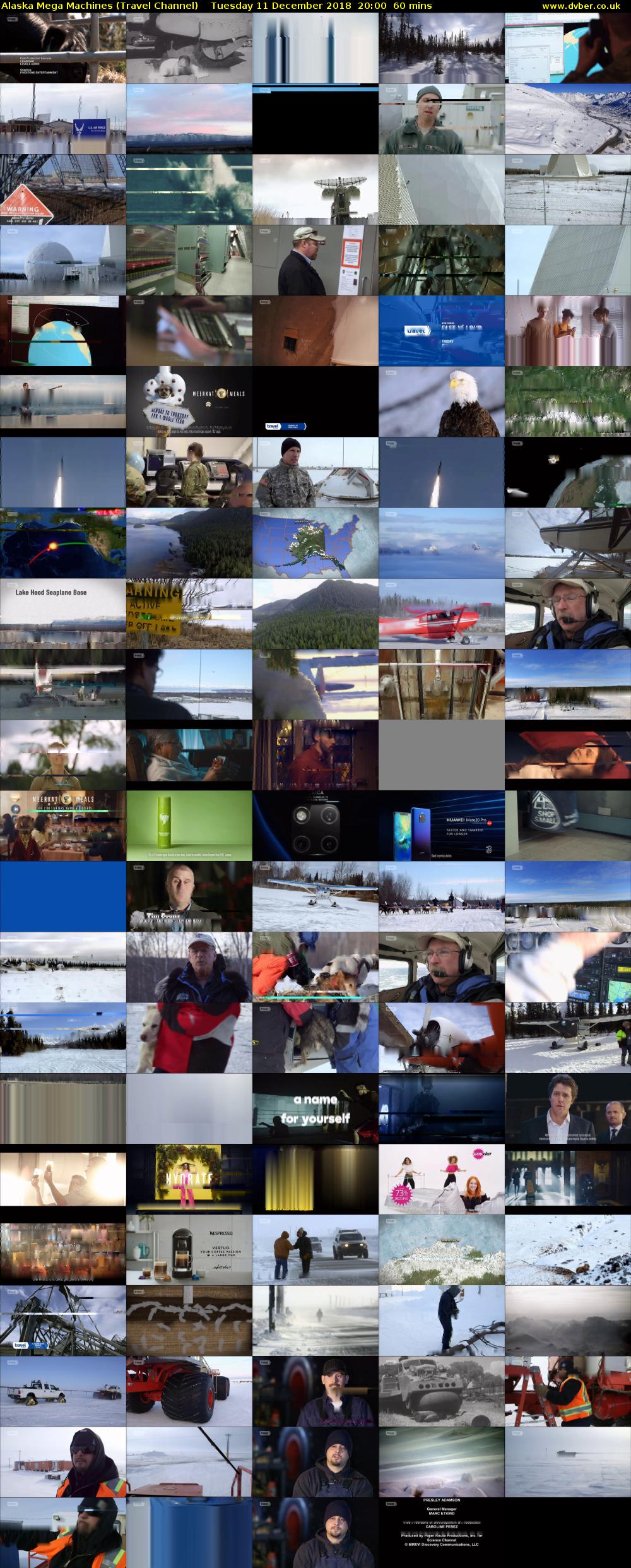 Alaska Mega Machines (Travel Channel) Tuesday 11 December 2018 20:00 - 21:00