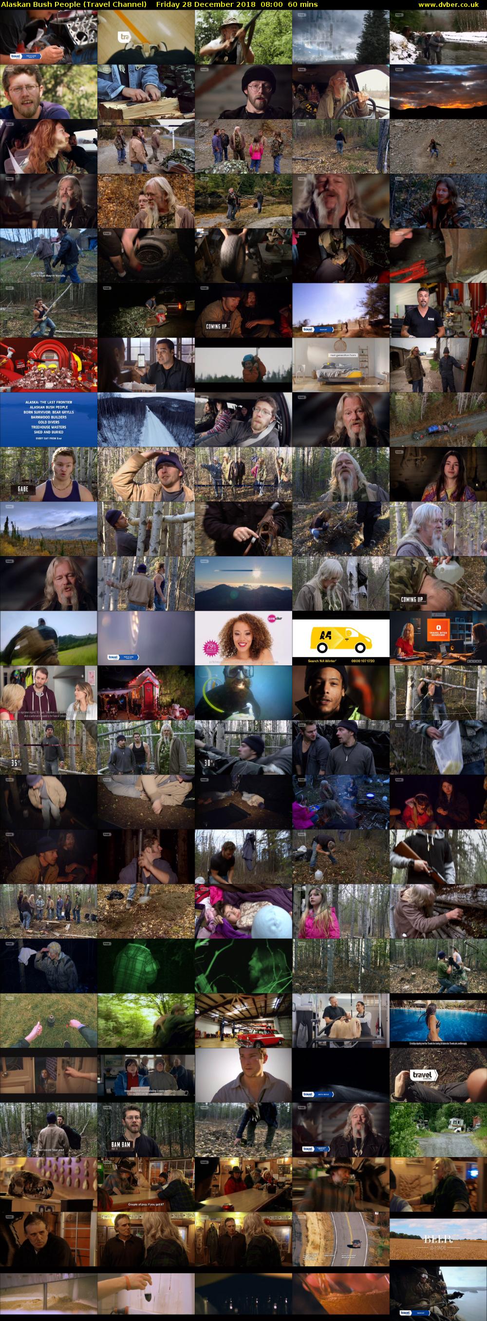 Alaskan Bush People (Travel Channel) Friday 28 December 2018 08:00 - 09:00