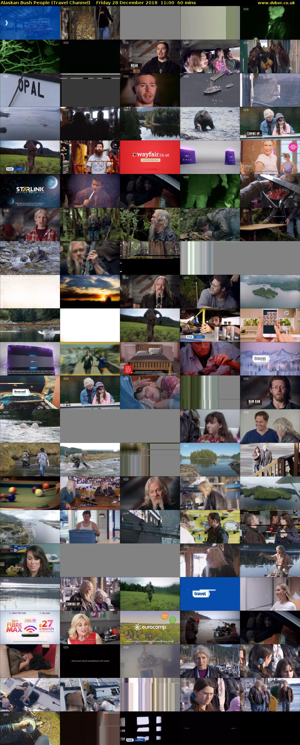 Alaskan Bush People (Travel Channel) Friday 28 December 2018 11:00 - 12:00