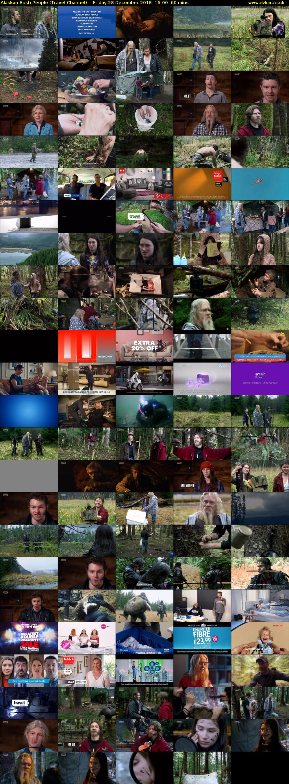 Alaskan Bush People (Travel Channel) Friday 28 December 2018 16:00 - 17:00