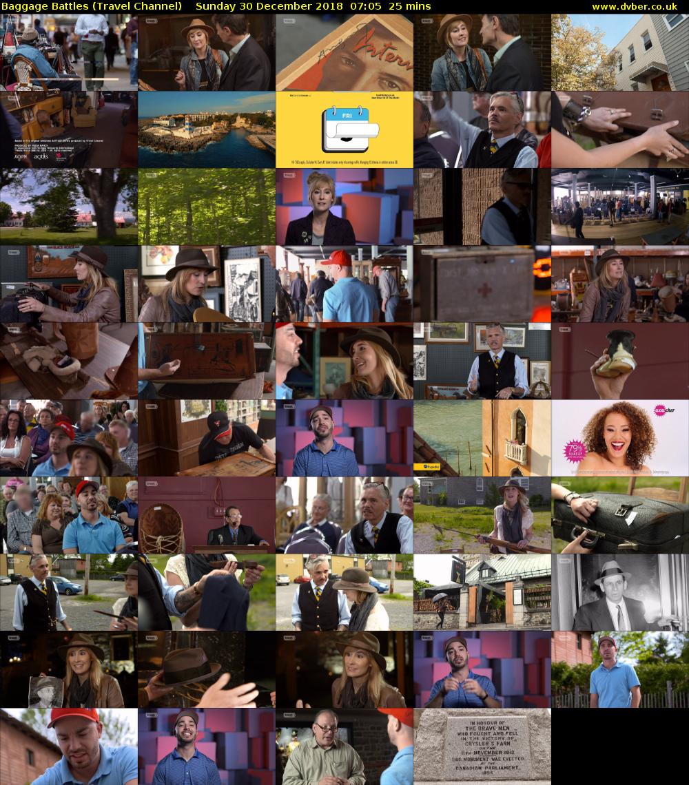 Baggage Battles (Travel Channel) Sunday 30 December 2018 07:05 - 07:30