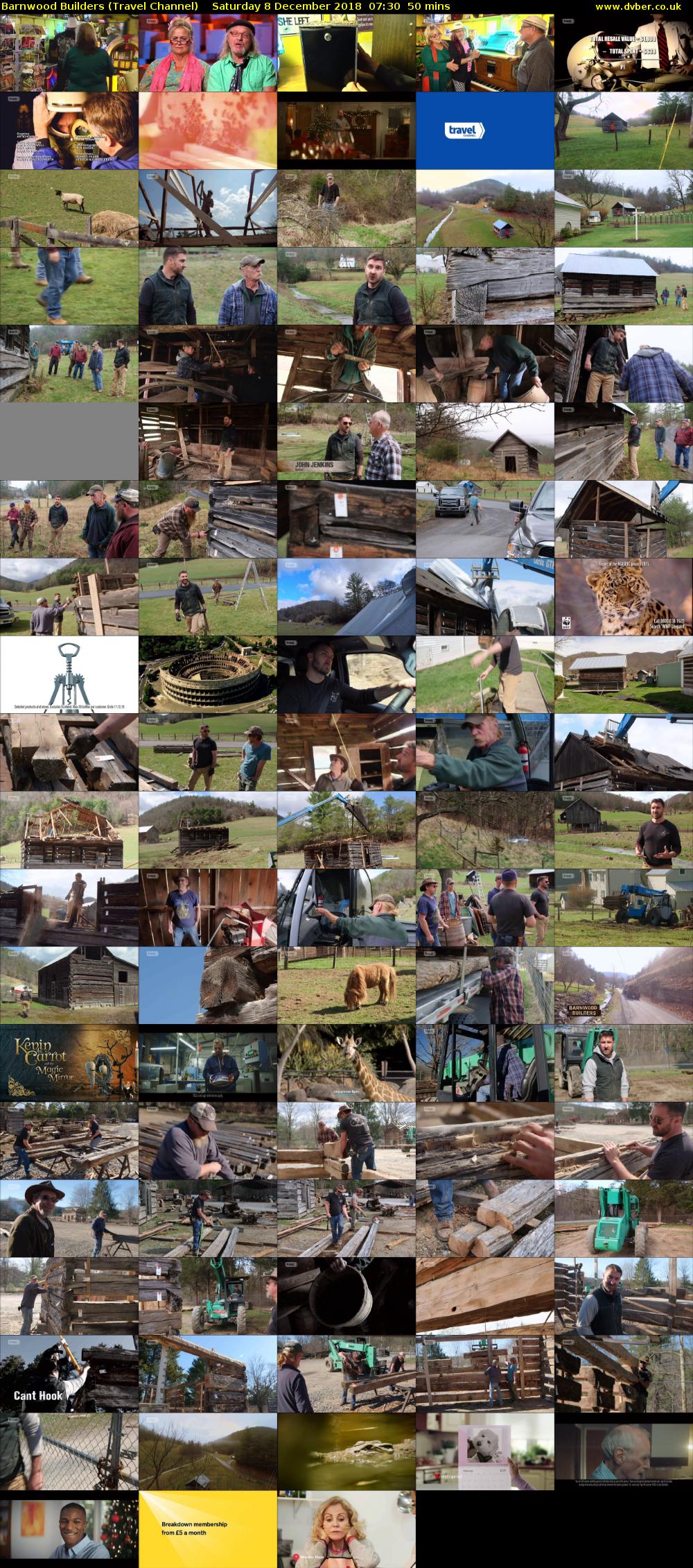 Barnwood Builders (Travel Channel) Saturday 8 December 2018 07:30 - 08:20