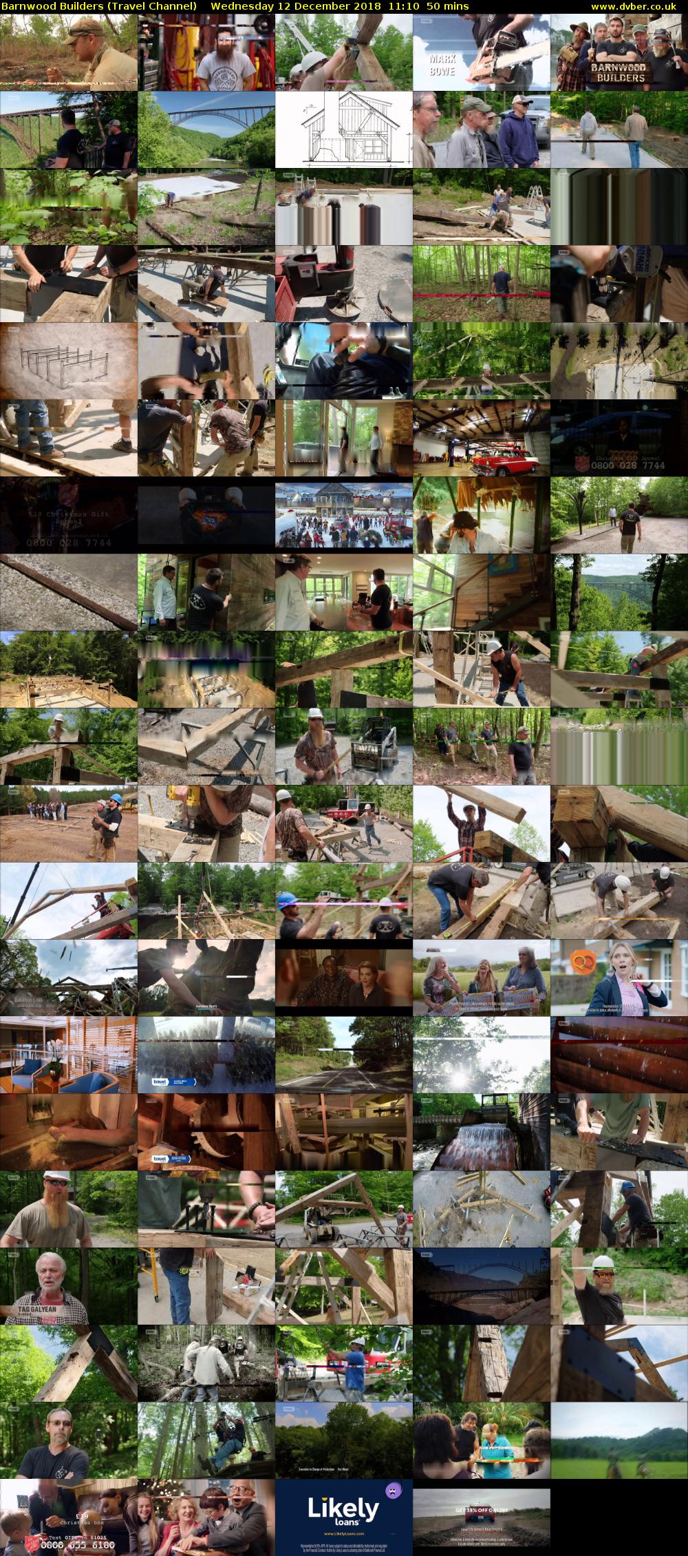 Barnwood Builders (Travel Channel) Wednesday 12 December 2018 11:10 - 12:00