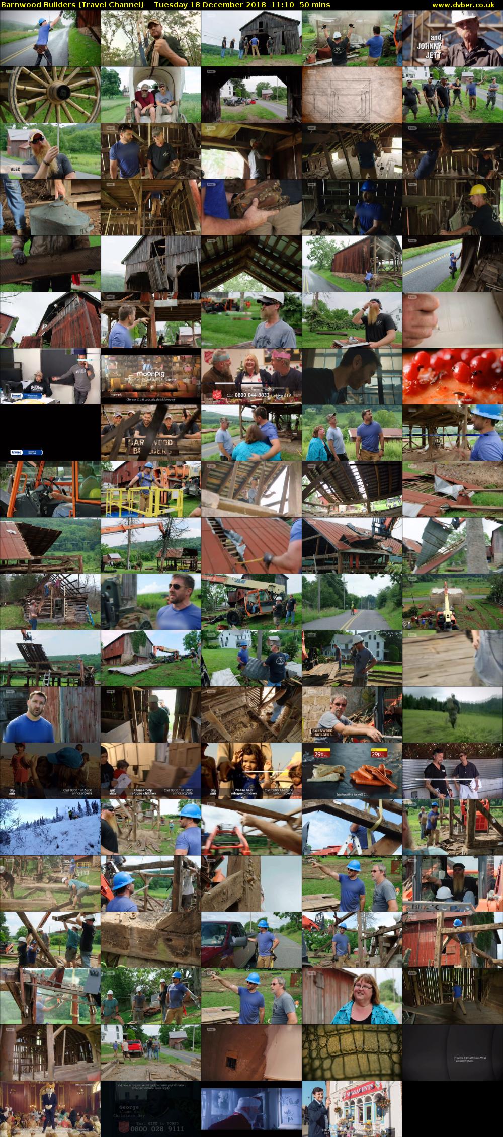 Barnwood Builders (Travel Channel) Tuesday 18 December 2018 11:10 - 12:00