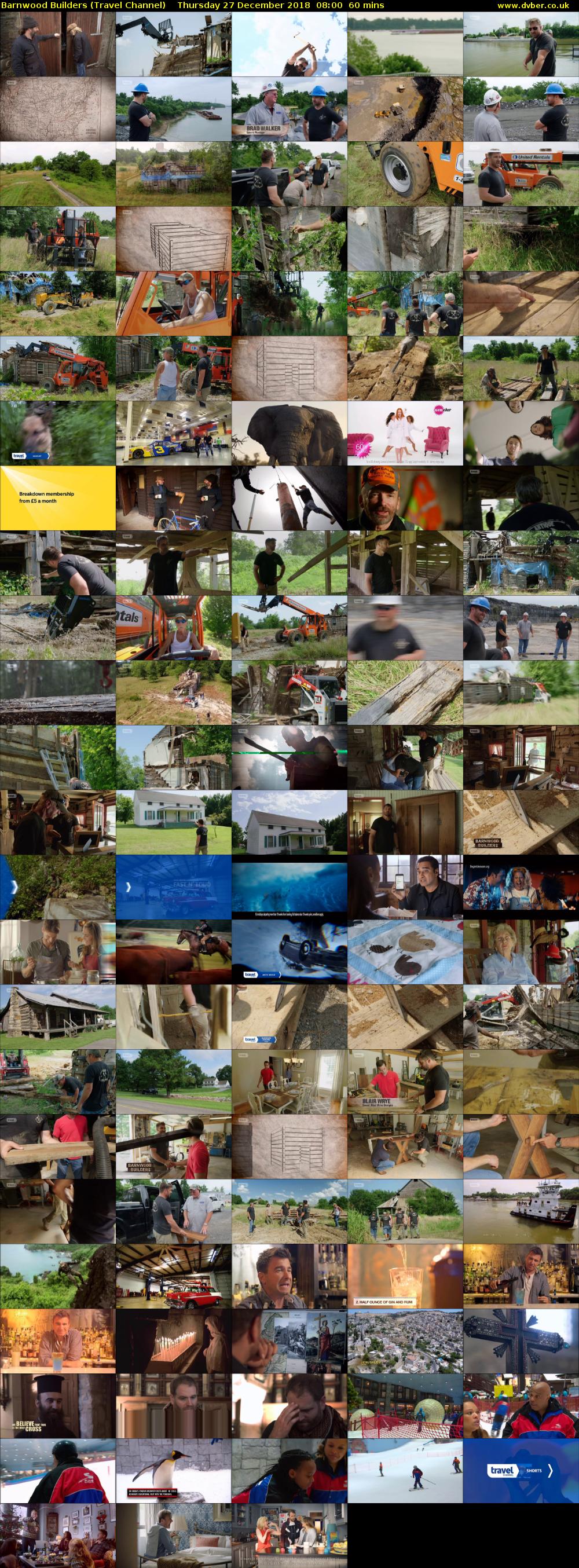 Barnwood Builders (Travel Channel) Thursday 27 December 2018 08:00 - 09:00