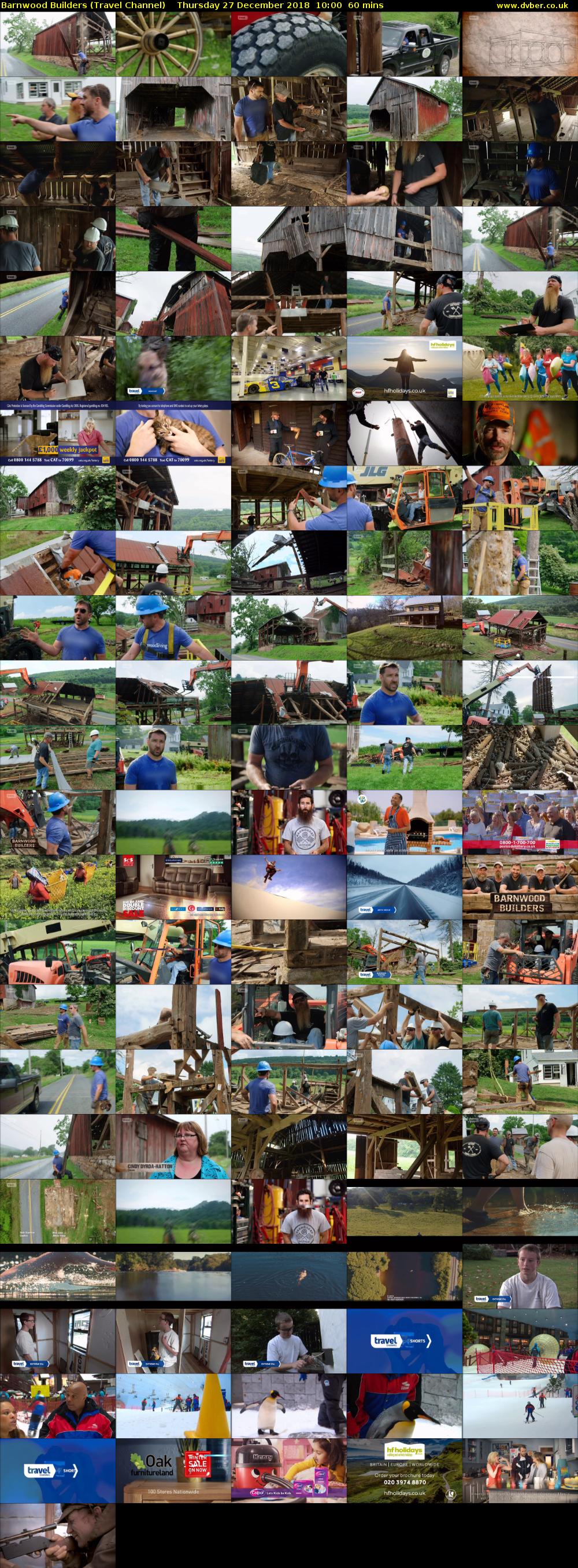 Barnwood Builders (Travel Channel) Thursday 27 December 2018 10:00 - 11:00