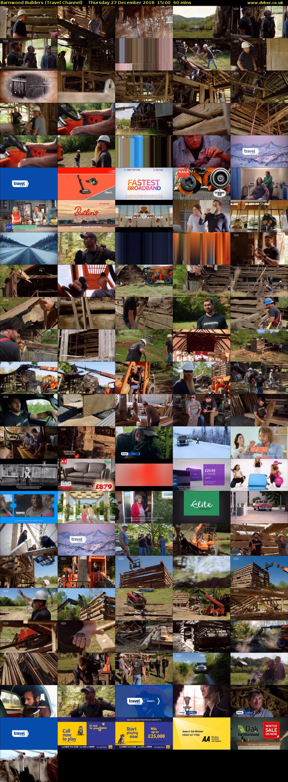 Barnwood Builders (Travel Channel) Thursday 27 December 2018 15:00 - 16:00