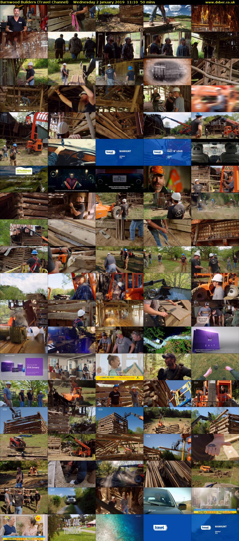 Barnwood Builders (Travel Channel) Wednesday 2 January 2019 11:10 - 12:00