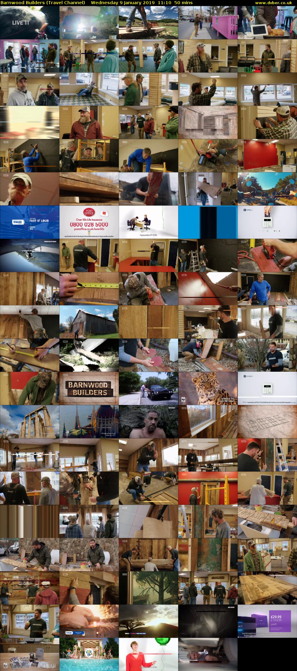 Barnwood Builders (Travel Channel) Wednesday 9 January 2019 11:10 - 12:00
