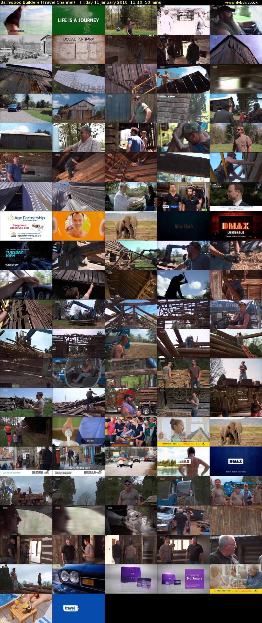 Barnwood Builders (Travel Channel) Friday 11 January 2019 11:10 - 12:00