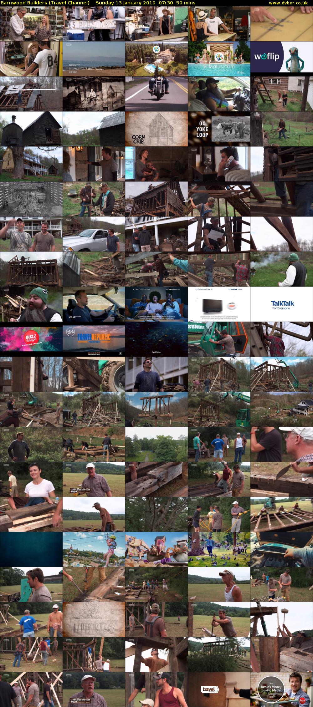 Barnwood Builders (Travel Channel) Sunday 13 January 2019 07:30 - 08:20