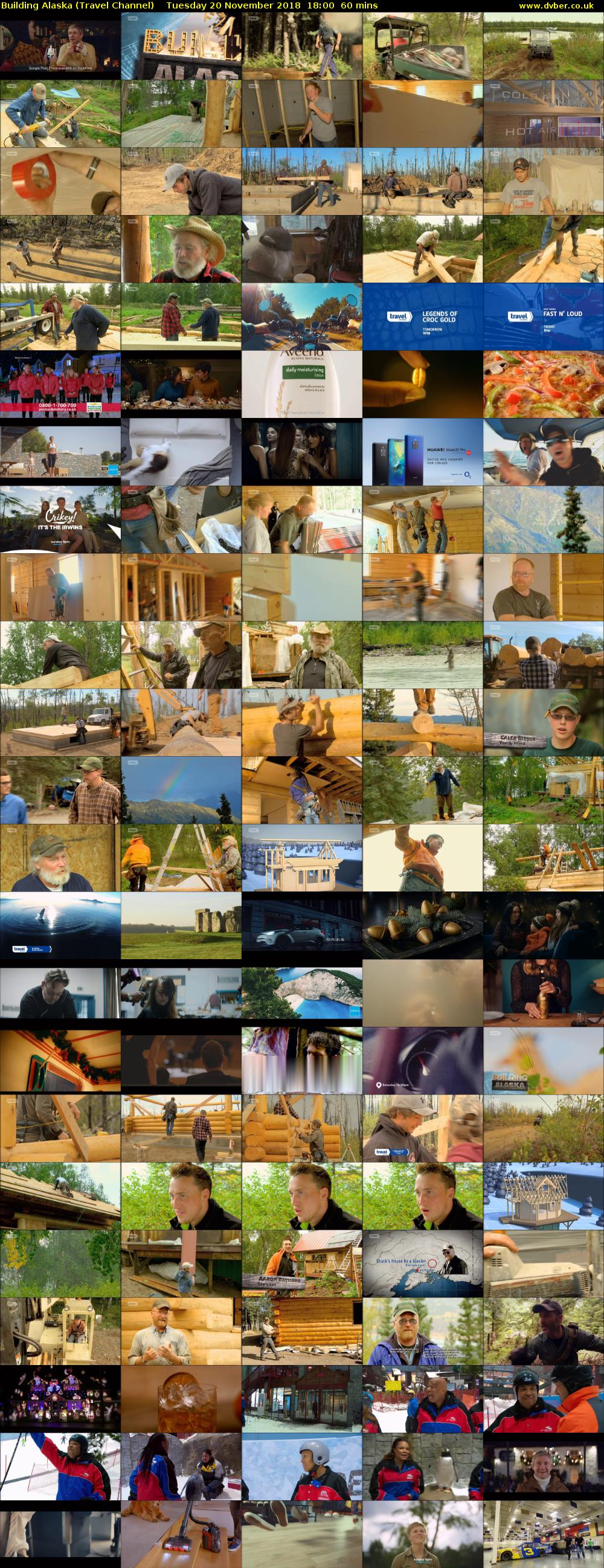 Building Alaska (Travel Channel) Tuesday 20 November 2018 18:00 - 19:00