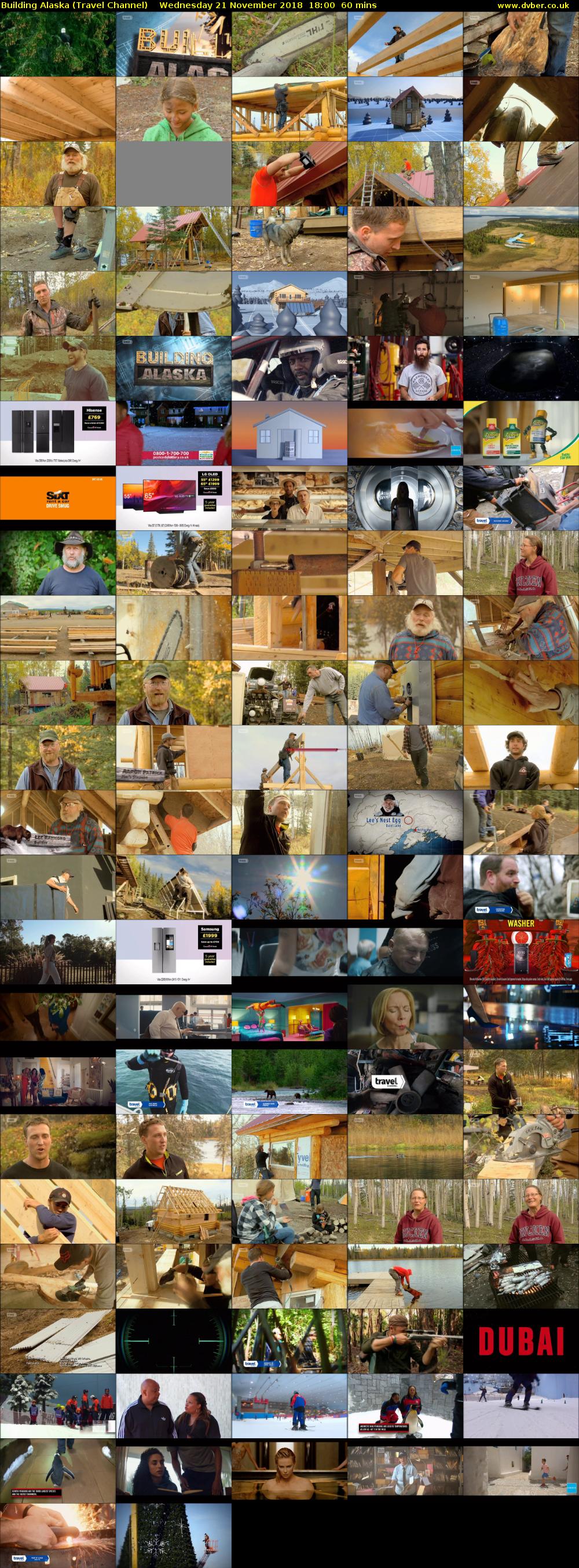 Building Alaska (Travel Channel) Wednesday 21 November 2018 18:00 - 19:00