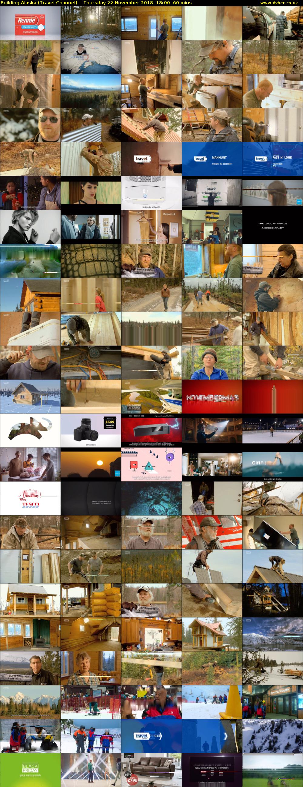 Building Alaska (Travel Channel) Thursday 22 November 2018 18:00 - 19:00